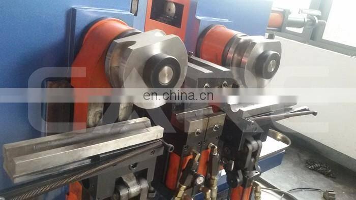 SW38A Automatic double head pipe bending machine with 90 degree rotation for U shape or W shape