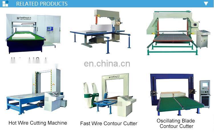 D&T CNC circular blade sponge cutting machine thermocol cutter