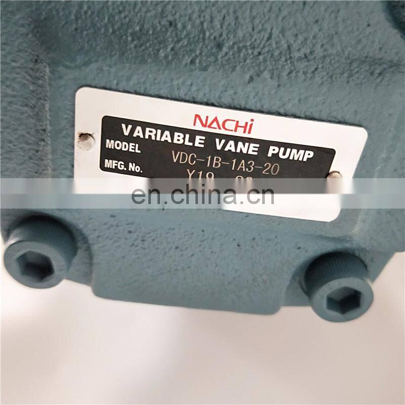NACHI Motor oil pump UVC-1A-1A3-3.7-4-20 UVC-1A-2A3-22-4-6125D Nachi motor combined oil pump