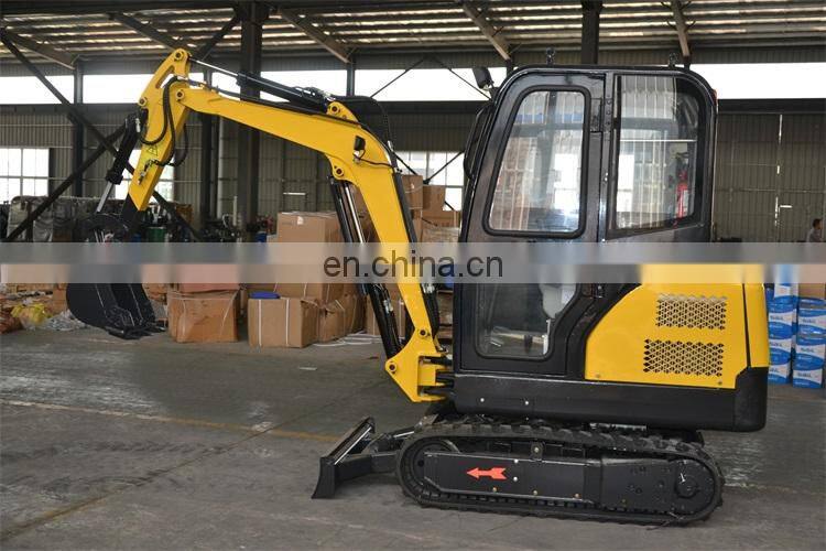 rubber or steel track excavator mini digger trench digger machine for sale