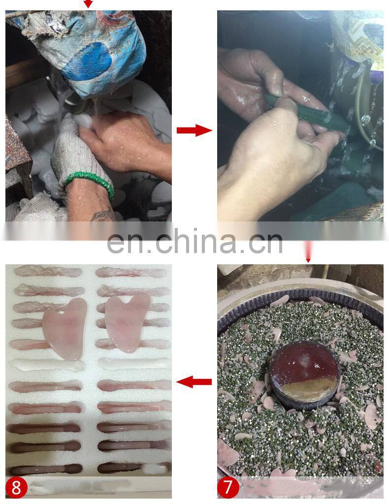 Natural guasha scraper agate jade guasha masaj aletleri stone scraping tool