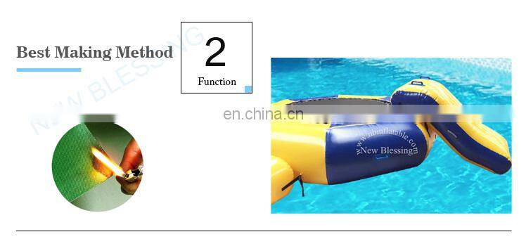 Aqua sports multifunctional inflatable water bouncer floating trampoline