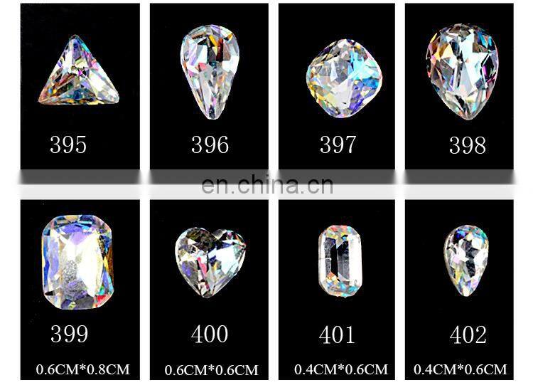 wholesales AB rhinestones with different shapes nail art decoration