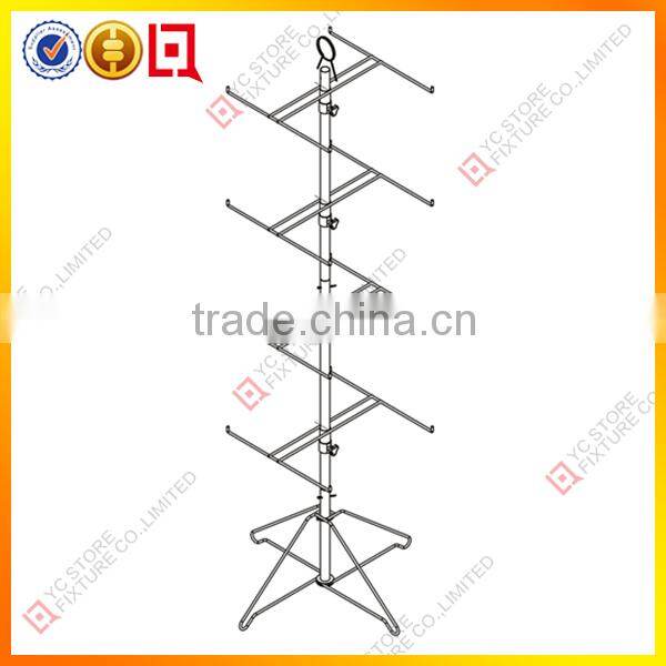 Double side metal sock display rack