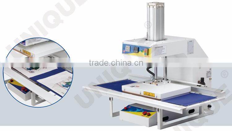 UN-6238-T fully-automatic heat transfer press machine with sliding table
