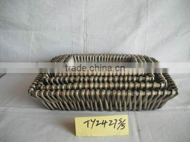 Wide Willow Storage Basketry. gifts Shou Shang
