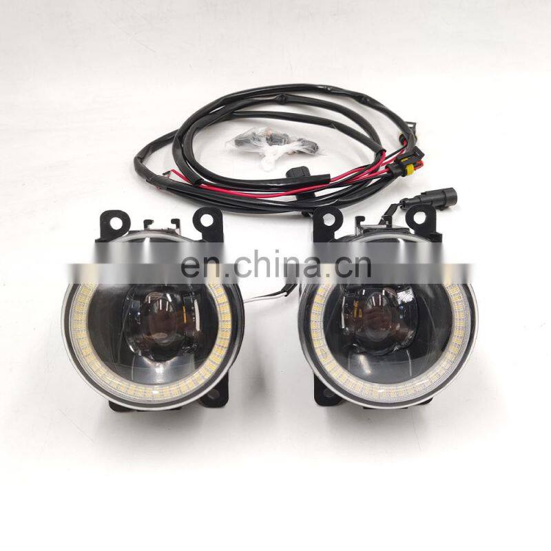 2 Functions For Subaru Legacy GT 2013 - 2016 Auto LED DRL Daytime Running Light Car Angel Eyes Fog Lamp Foglight