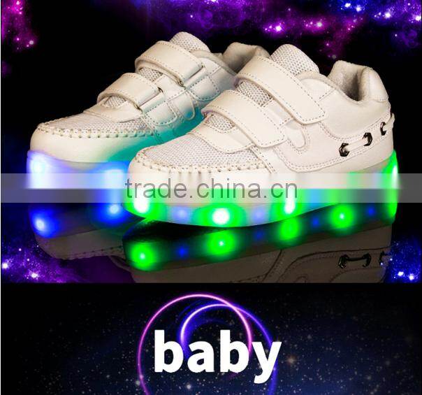 Kid Children USB Charging light Flashing Sneakers LED Shoes Kid Shoes With Light