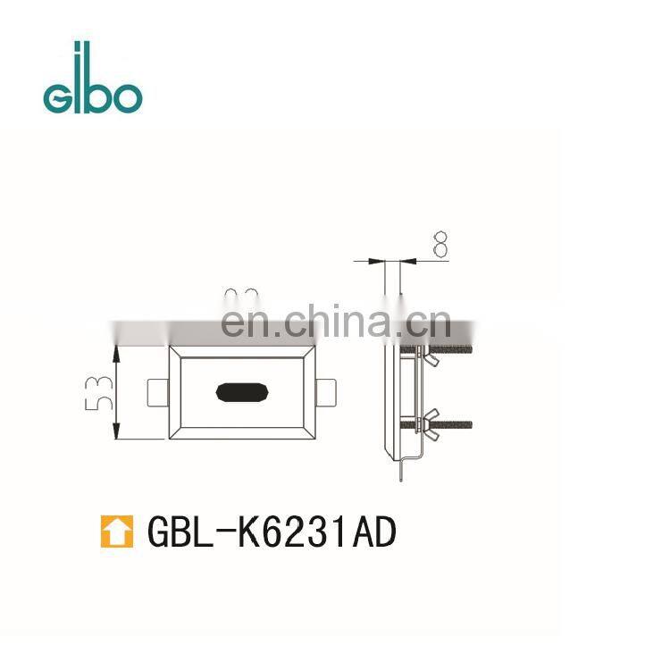 GIBO 3D model design stainless steel sensor urinal flusher