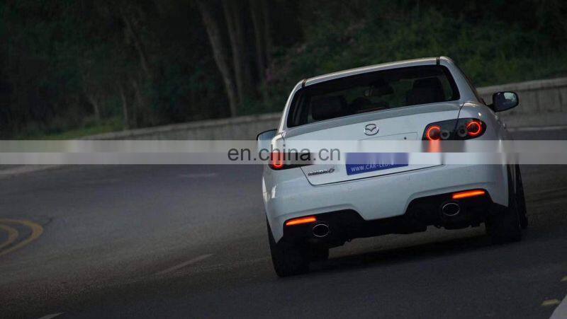 Smoke Domingo Tuning Led Tail Lamp Apply For Mazda 6 2003-2011