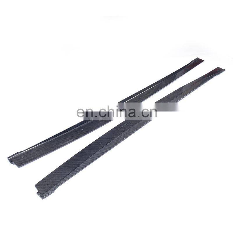 ML Style Q50 Carbon Fiber Side Skirt Sills for Infiniti Q50 Sedan 4-Door 13-17
