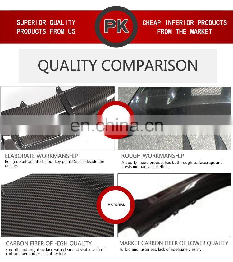 RS5 Style Carbon Fiber Rear Bumper Diffuser for Audi S5 A5 8T 12-14