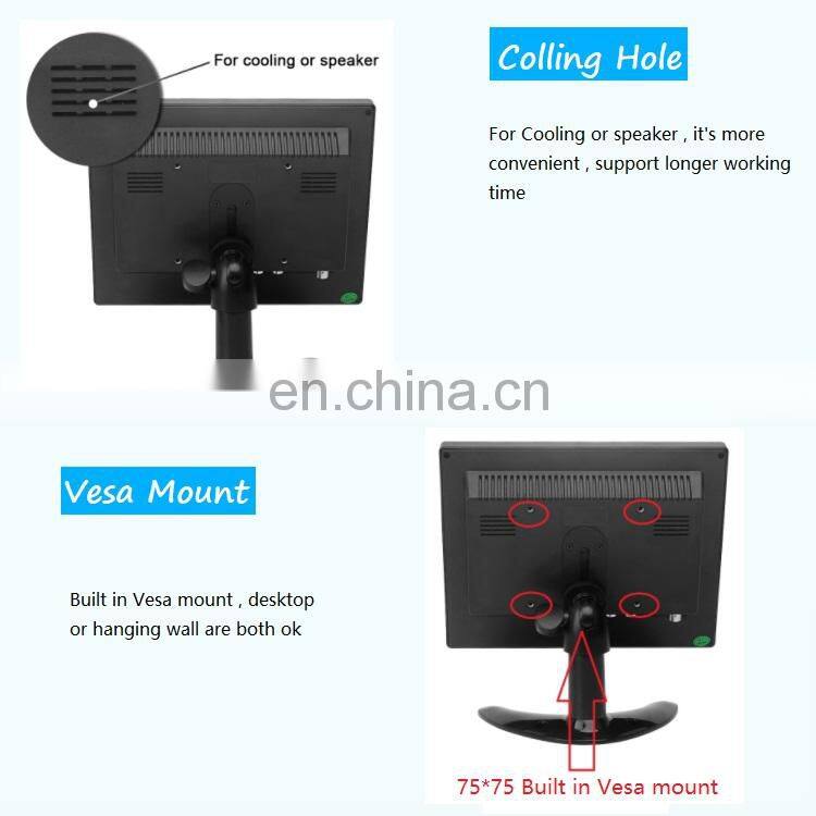 High quality 8 inch pos screen pc monitor Factory HD lcd outdoor motior for computer