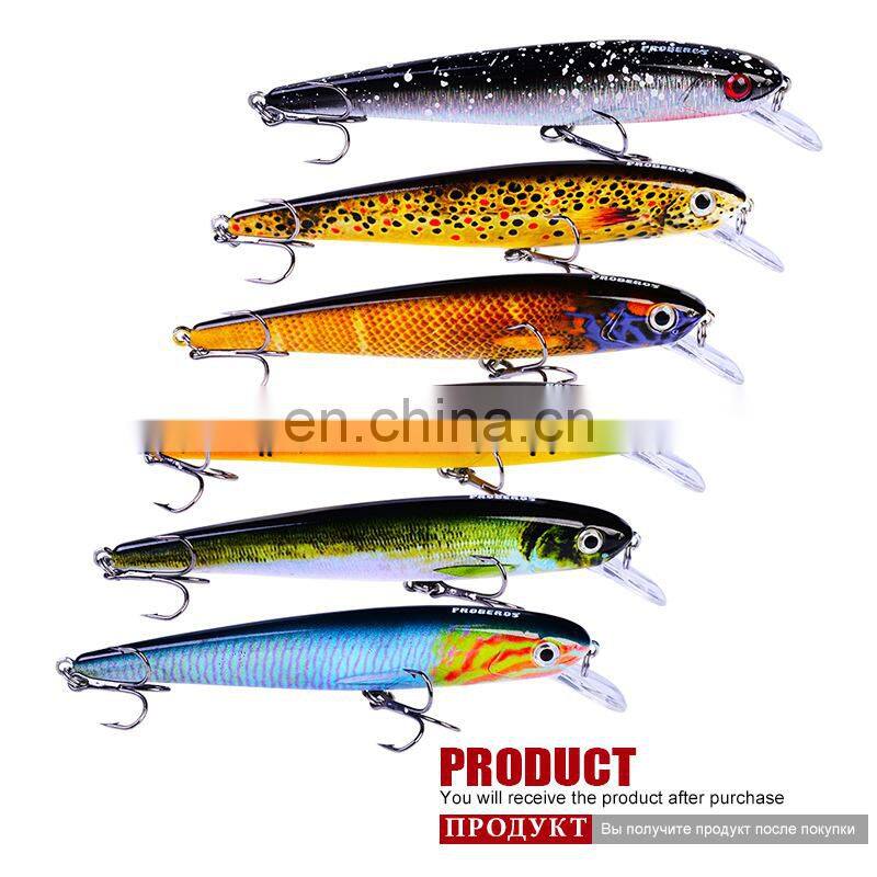 New floating lureABSPlastic artificial bait11cm/11gsea fishing lure hard bait lure segment minnow trout lure