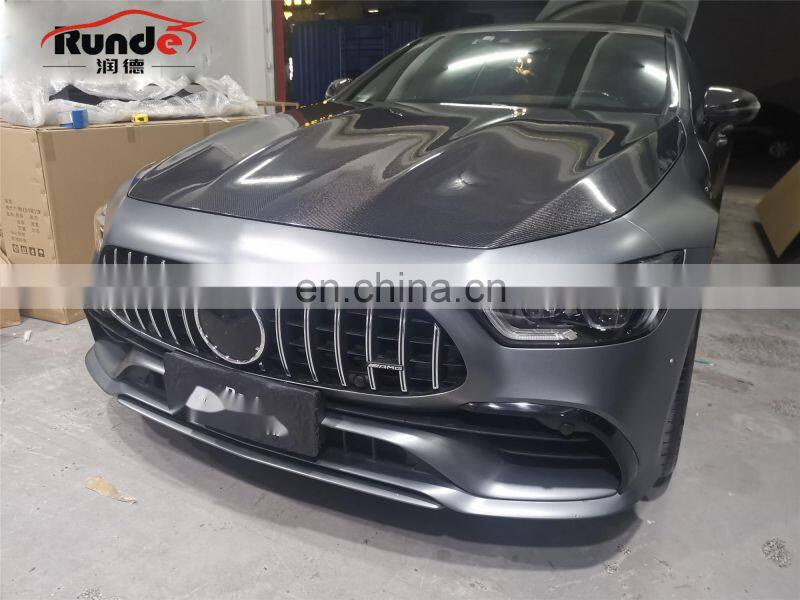 RUNDE Fashionable Design OEM New Carbon Fiber Bonnet Engine Hood For Mercedes-Benz AMG GT43 GT63S