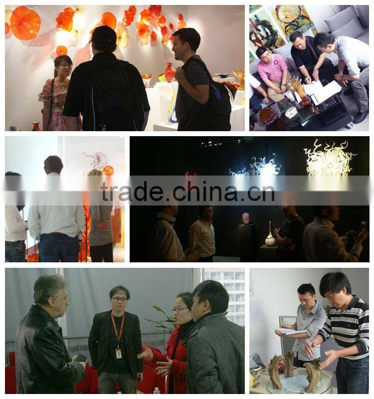 Modern decorative art murano plates ceiling decor