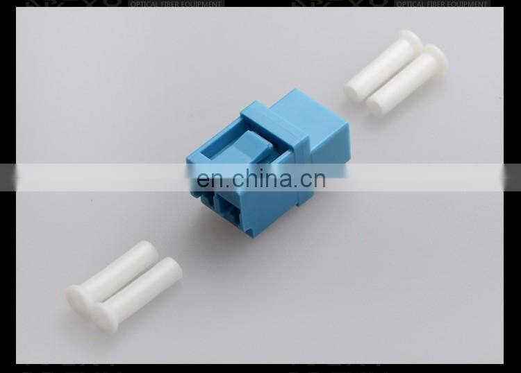 2 Port core Dual LC PC UPC APC SM Duplex Fiber Optic Adapter
