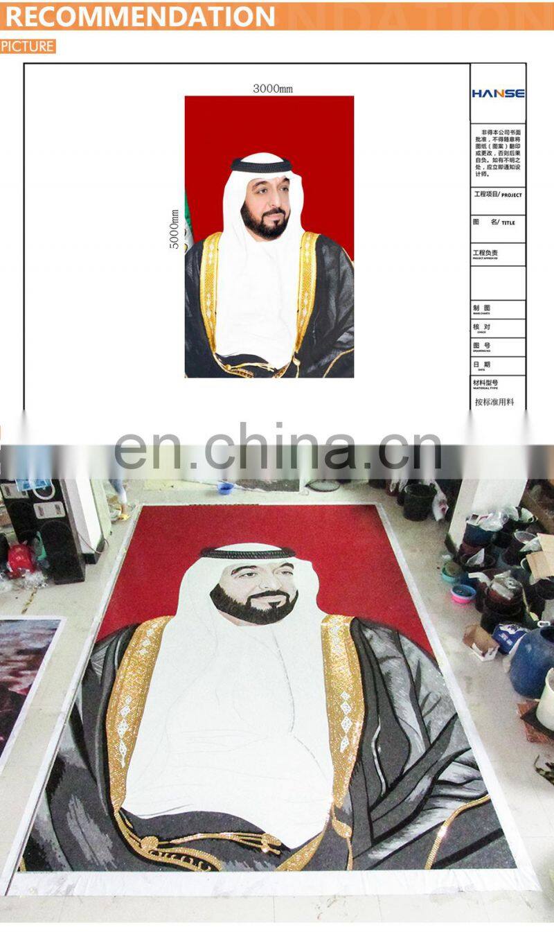 Foshan modern hand made custom 3d bird tile mosaics mural