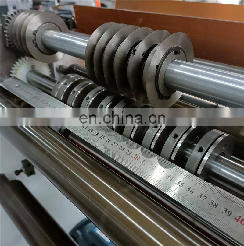 UTS320s Maquina del Cortado Rebobinadora Para Etiqueta Adhesiva Label Slitting and Rewinding Machine