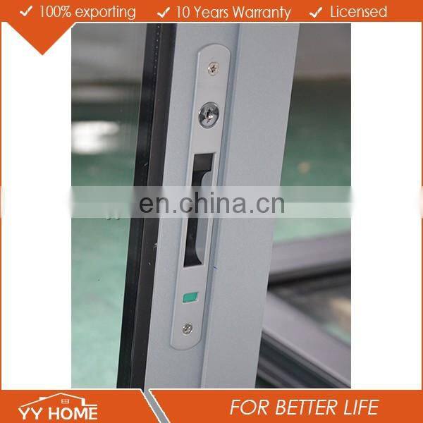 YY designed Australia standard modern aluminium sliding window for home use