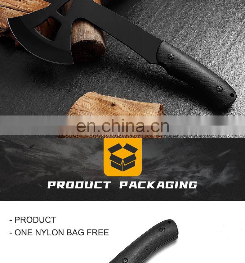 Outdoor survival multi-tool axe High hardness stainless steel battle axe rescue fire axe