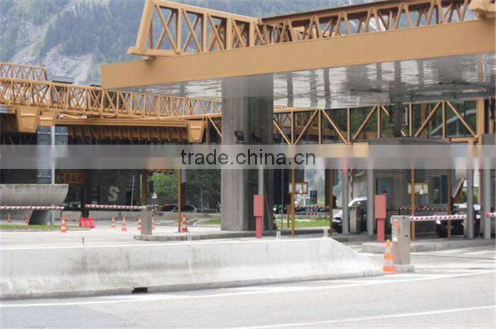 High standard prefab steel structure frame toll station