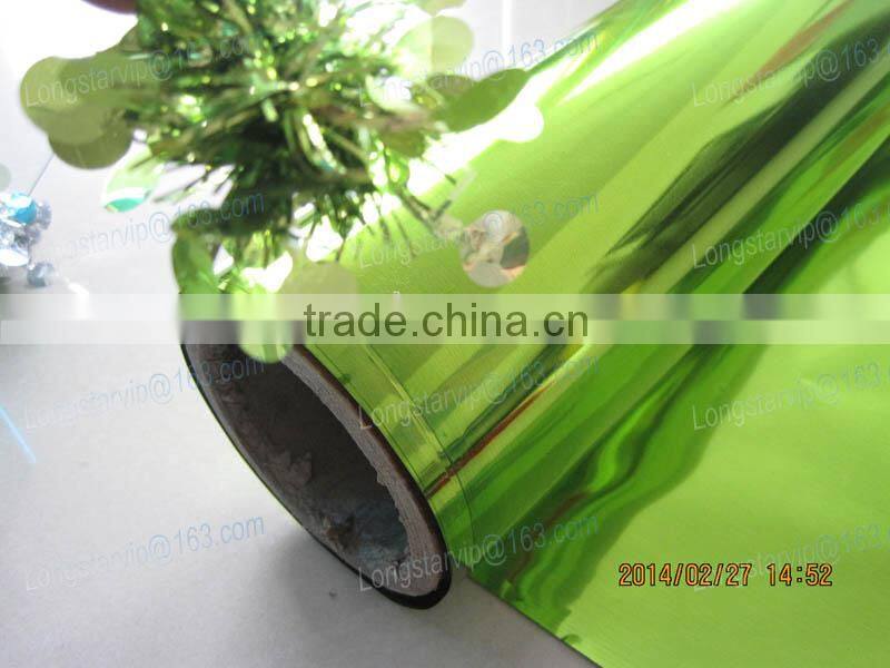 PVC Metallized Film For Chrismas Decoration