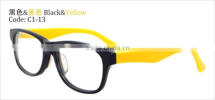 classic big full rim acetate eyeglasses frames for fashion women