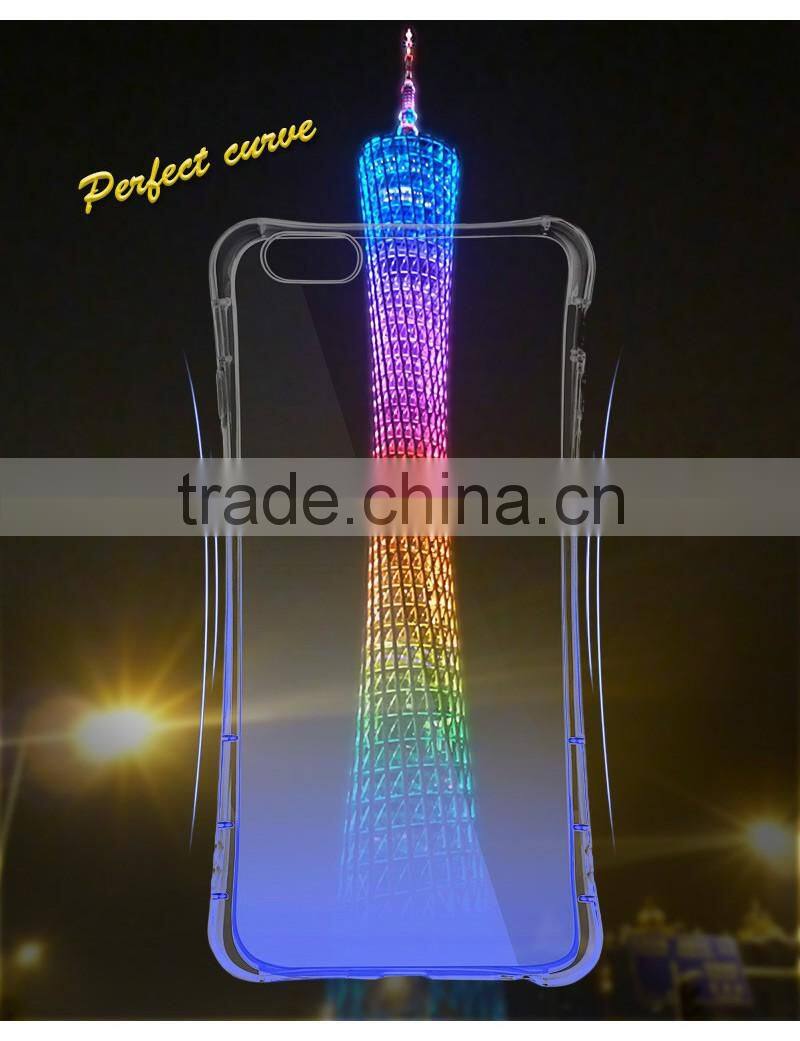 Wholesale back case for iphone 6 plus transparent tpu / 5.5 inch silicon PC TPU Case /bulk cheap Mobile PC Case