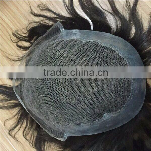 2016 hot selling Popular best quality men's toupee on sale