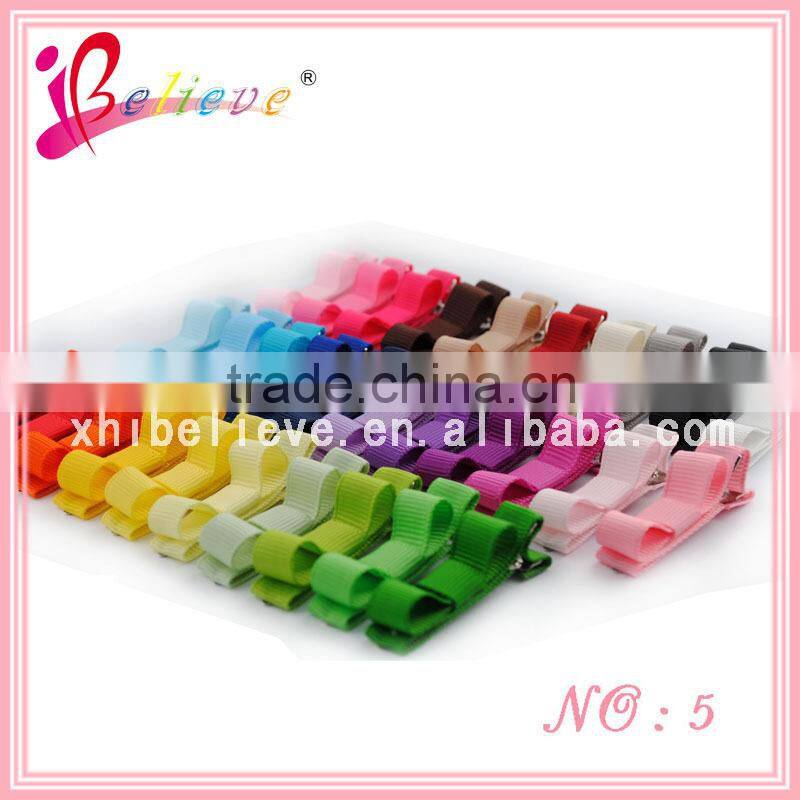 Wholesale gold design sample available boutique kids snap clips