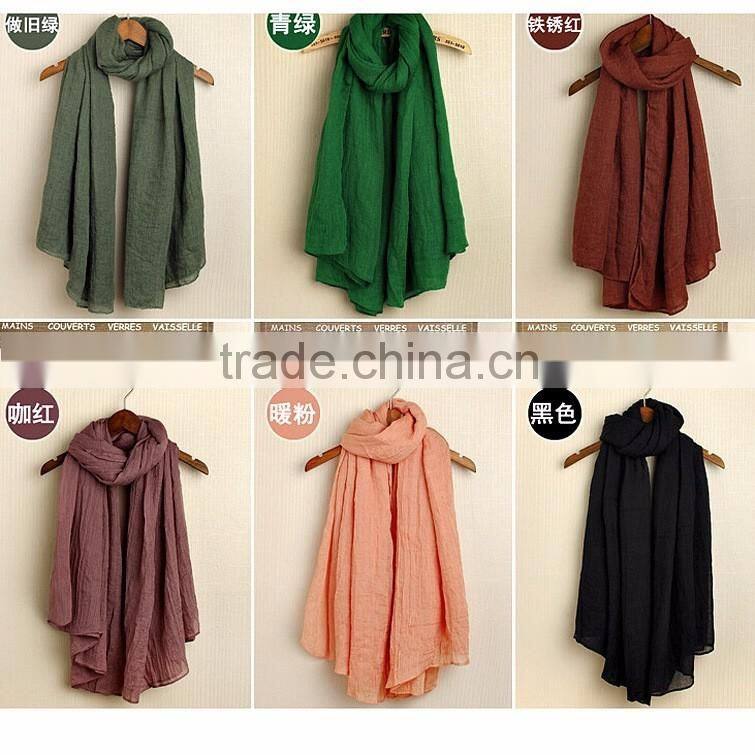 Wholesale Long Soft Large Plain Viscose Shawl