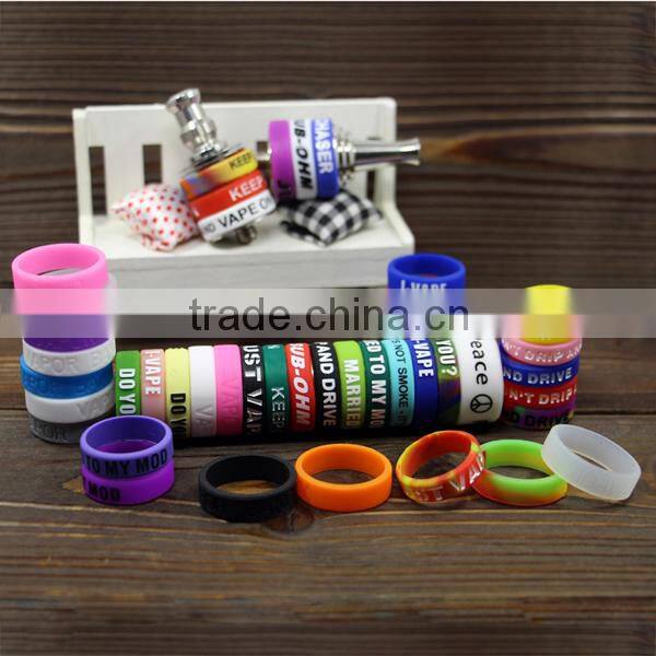 Stylish vapor bands silicone bands protect tank vape glam 22mm silicone rings vapor bands