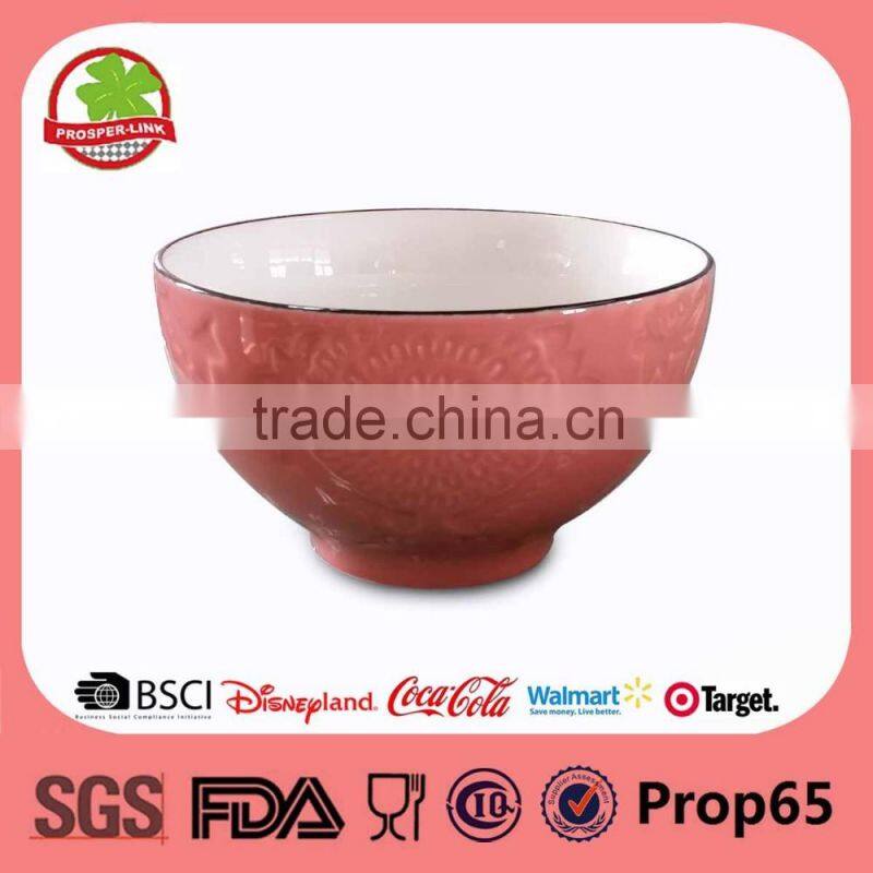 Glaze Custom Cheap Ceremic Stoneware Bowl Wholesale