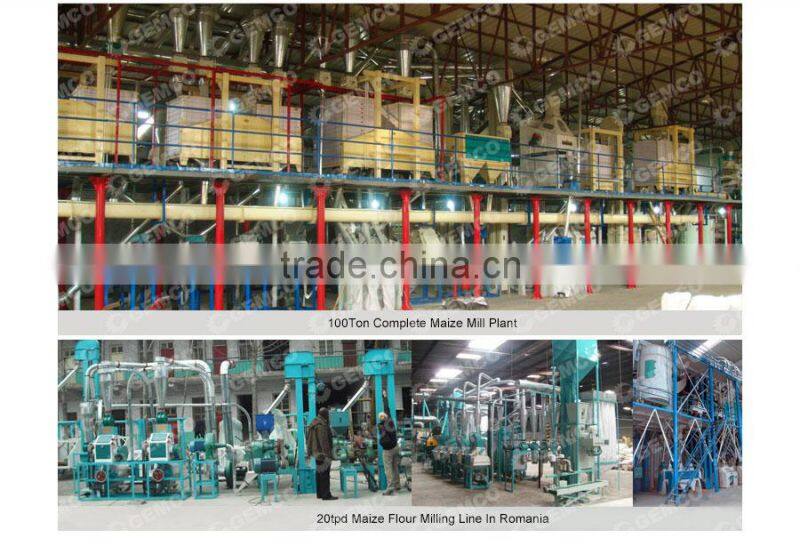 100 Ton/24hr maize milling plant