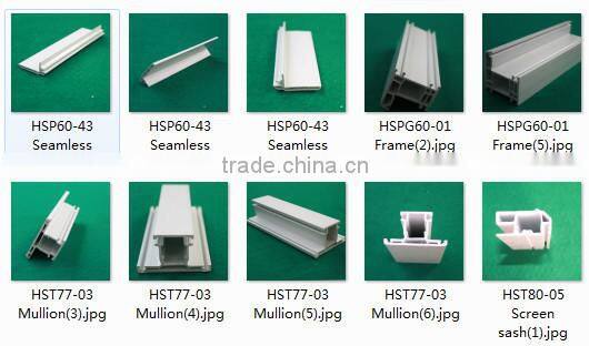 88 sliding window upvc extrusion profiles pvc lamination window connector