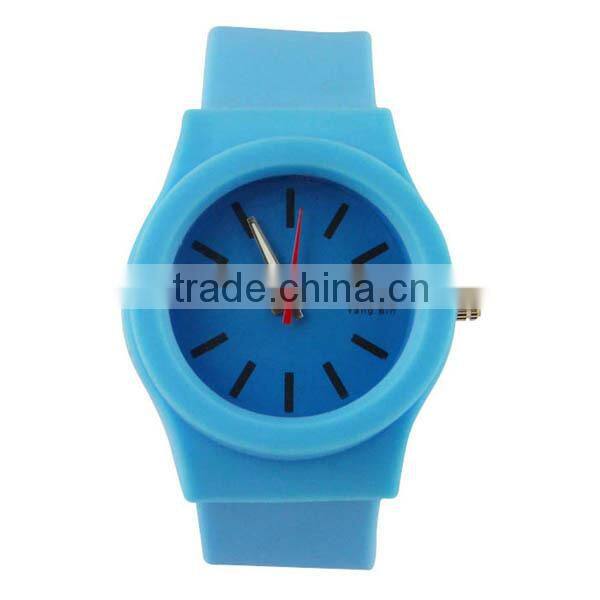 Silicone wrist watches japan quartz movement for kids factory watch