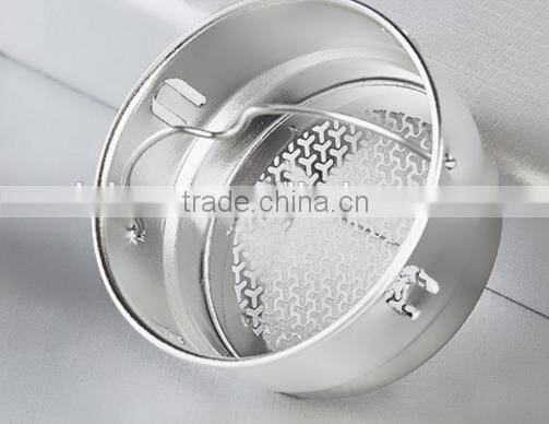 best sell lovely round shape glass tea infuser bottle with sleeve and tea holder