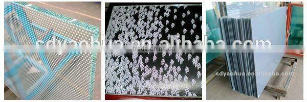 alibaba china technology toughened screen print on glass