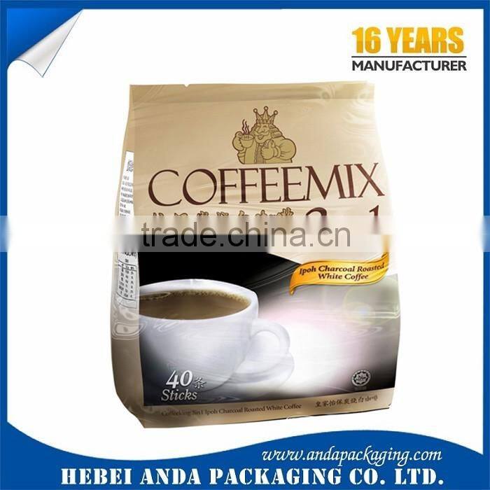 Custom printing coffee bag wholesale, laminated aluminum foil coffee bags