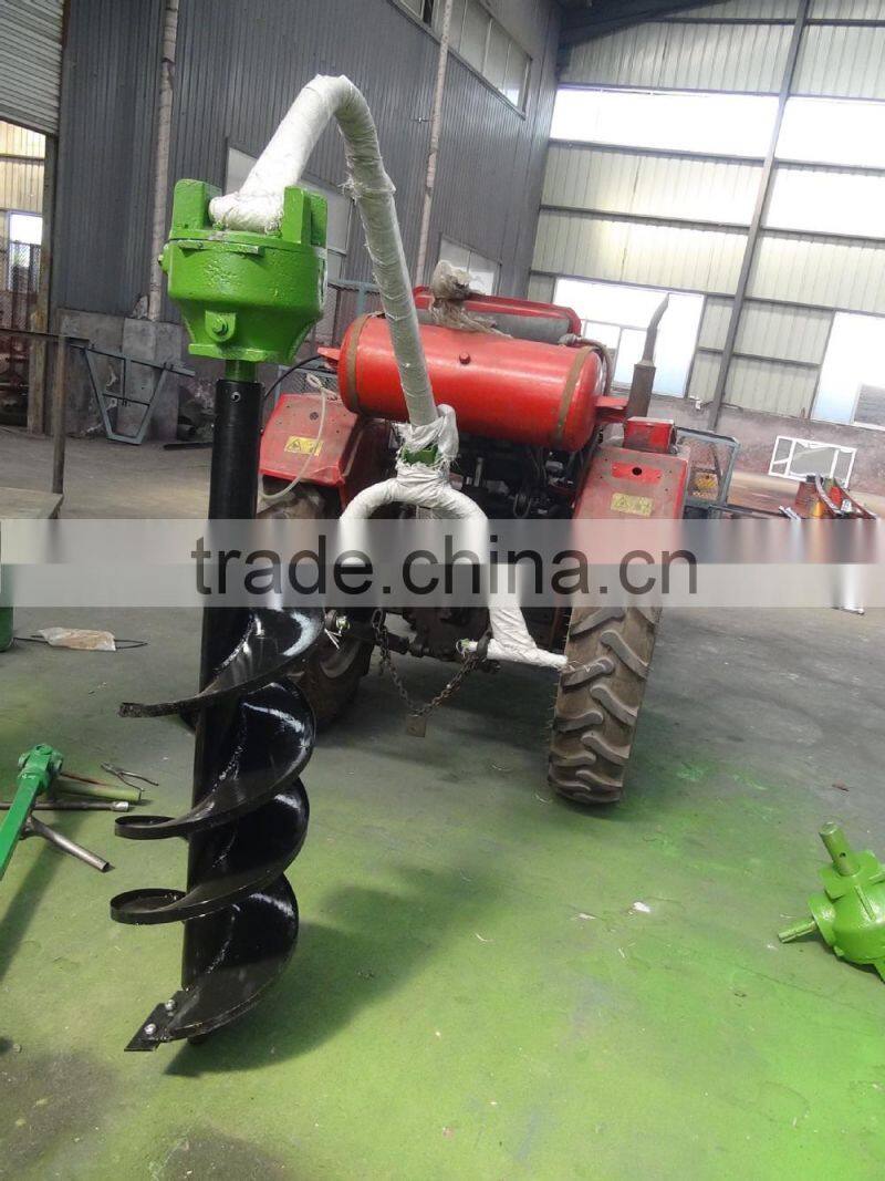 tractor post hole digger excavator