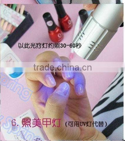 Mini UV Gel Acrylic Curring Lmap Nail Art Led UV Lamp Nail Dyer with CE certificated,1.5W/ 6W/9W led lamps for nails
