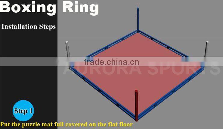 New finished 5x5m mini boxing ring for boxing training