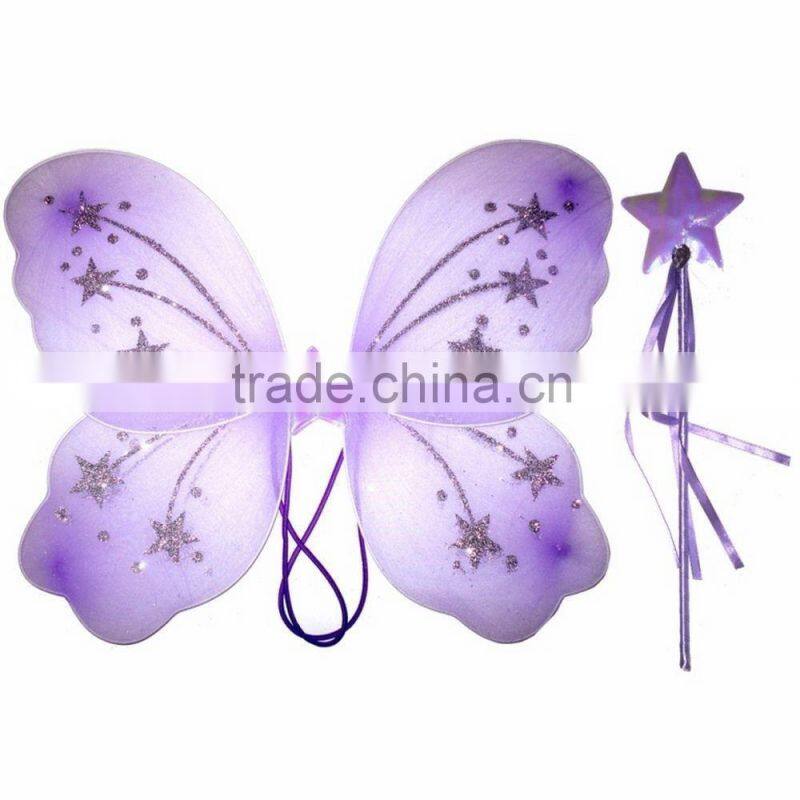 Wholesale colorful angel wings party supplies fairy wings cheap WG4012