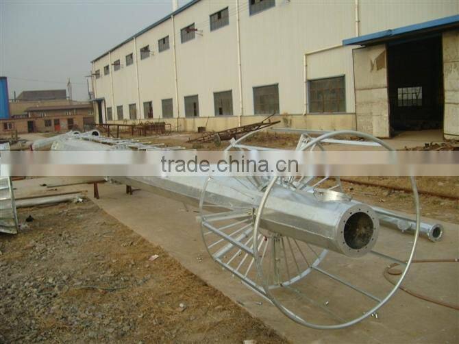 6m-18m Guy wire tower for wind turbine, low price guy mast for wind generator 300w-10kw, roof top tower for wind turbine