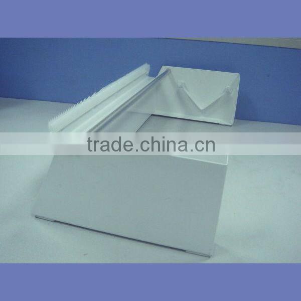 12" Permanent Use White Painted Food Wrap Holder