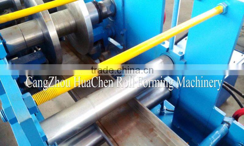 Hydraulic cutting Steel Profile Channel Metal C Purlin Roll Forming Machine