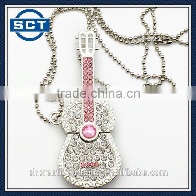 8GB/16GB/32GB Flash Drive USB Crystal Guitar