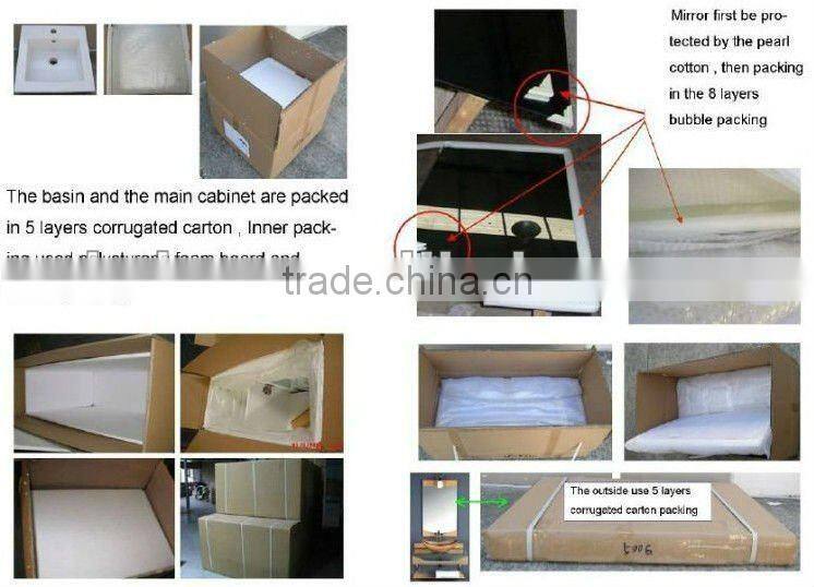 2015 High quality Wall Mounted PVC Bathroom vanity 9029