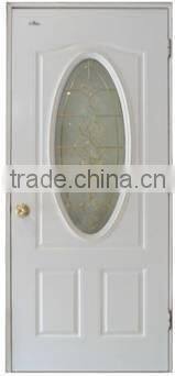 galvanized Steel Entry Glass Door